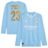 Maglia da Calcio a Maniche Lunghe Manchester City Champions of Europe Casa 2023-24 per Uomo